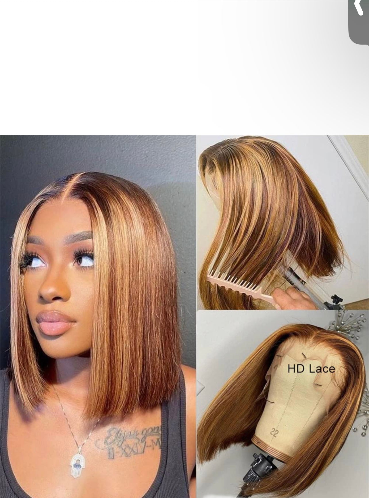 Highlight Honey Blonde Dora Hair Fashion